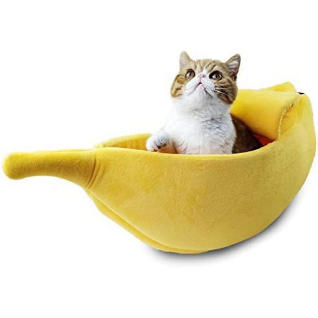 江苏厂家直销香蕉猫窝香蕉造型猫窝冬天保暖宠物窝香蕉宠物狗窝